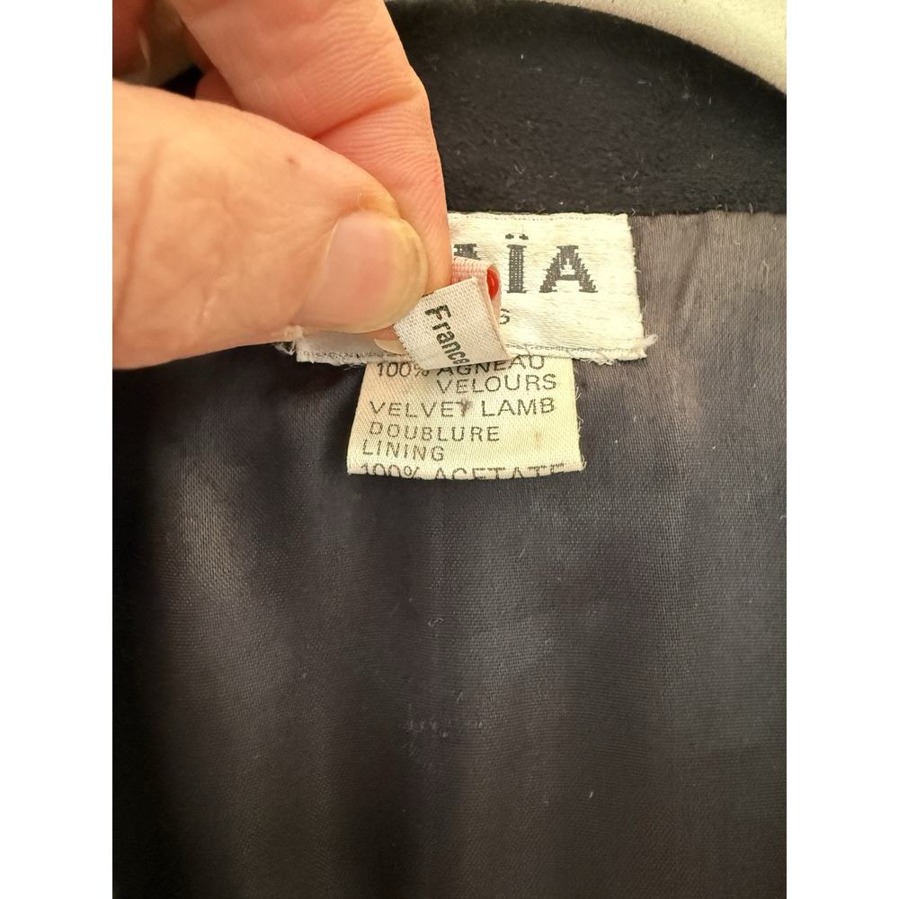 Alaia Vintage Suede Cropped Blazer Jacket - Picture 7 of 7